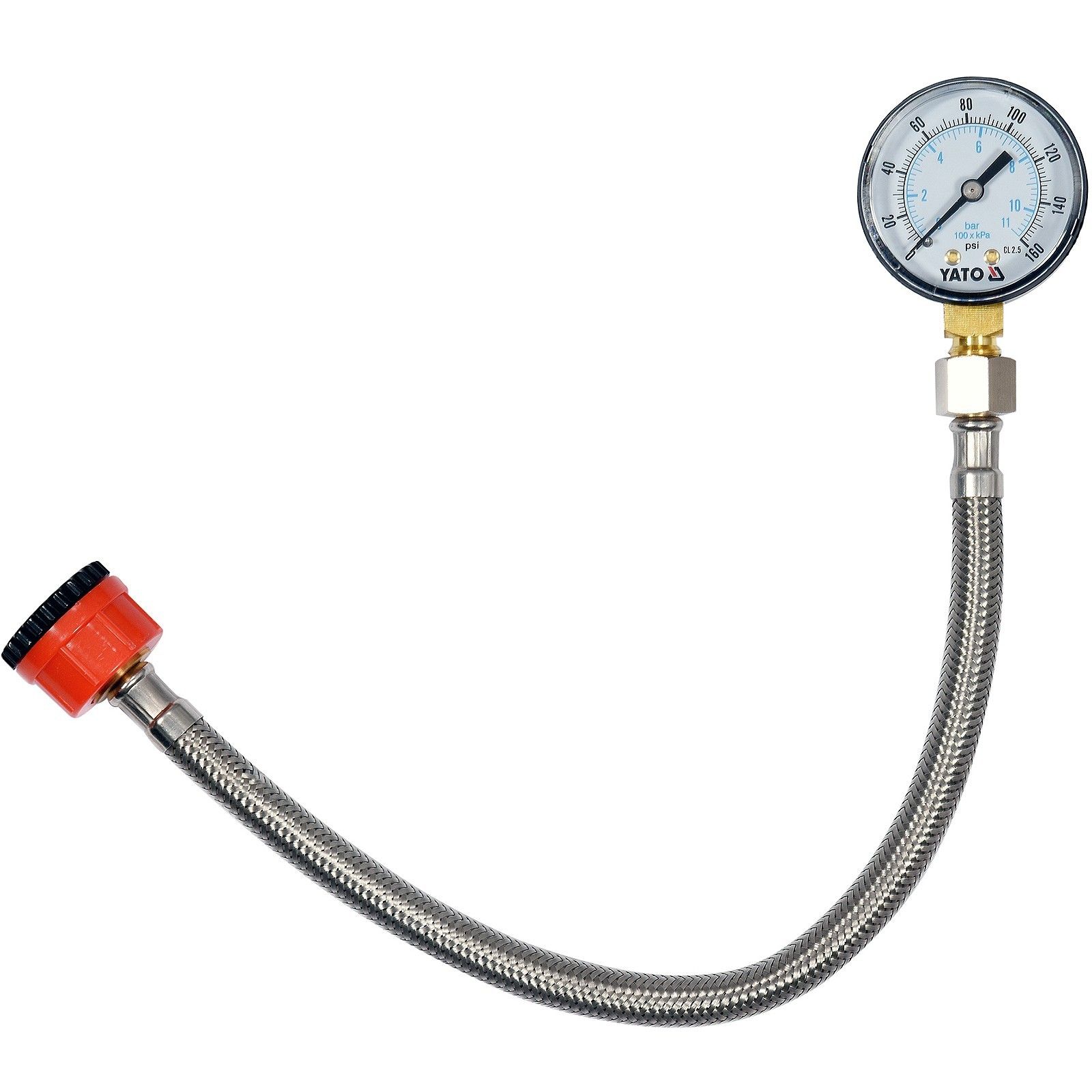 YATO Wasserdruckmesser Druckmesser Manometer Wasserdruckprüfung YT-24790 Neu