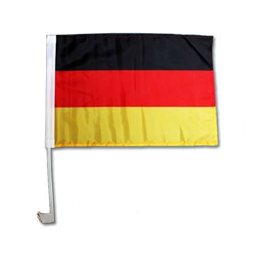Deutschlandflagge stabiler Stab 30 x 45 cm Deutschlandfahne