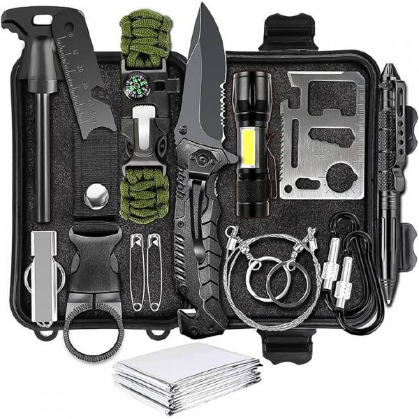 Grafner Survival-Kit | 14 tlg. | Hartschalen-Box | SK11059