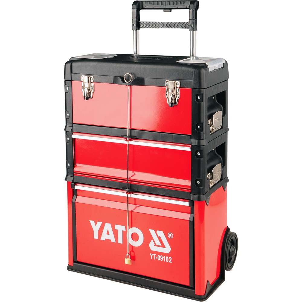 Yato Mobiler Werkzeug Trolley Fahrbarer Transportkoffer Werkstatt Box Trolley 